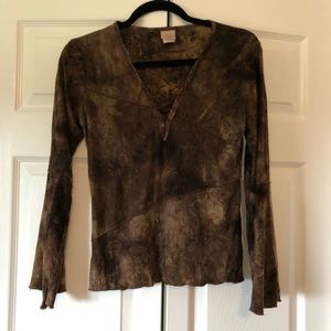 Boho long sleeve top